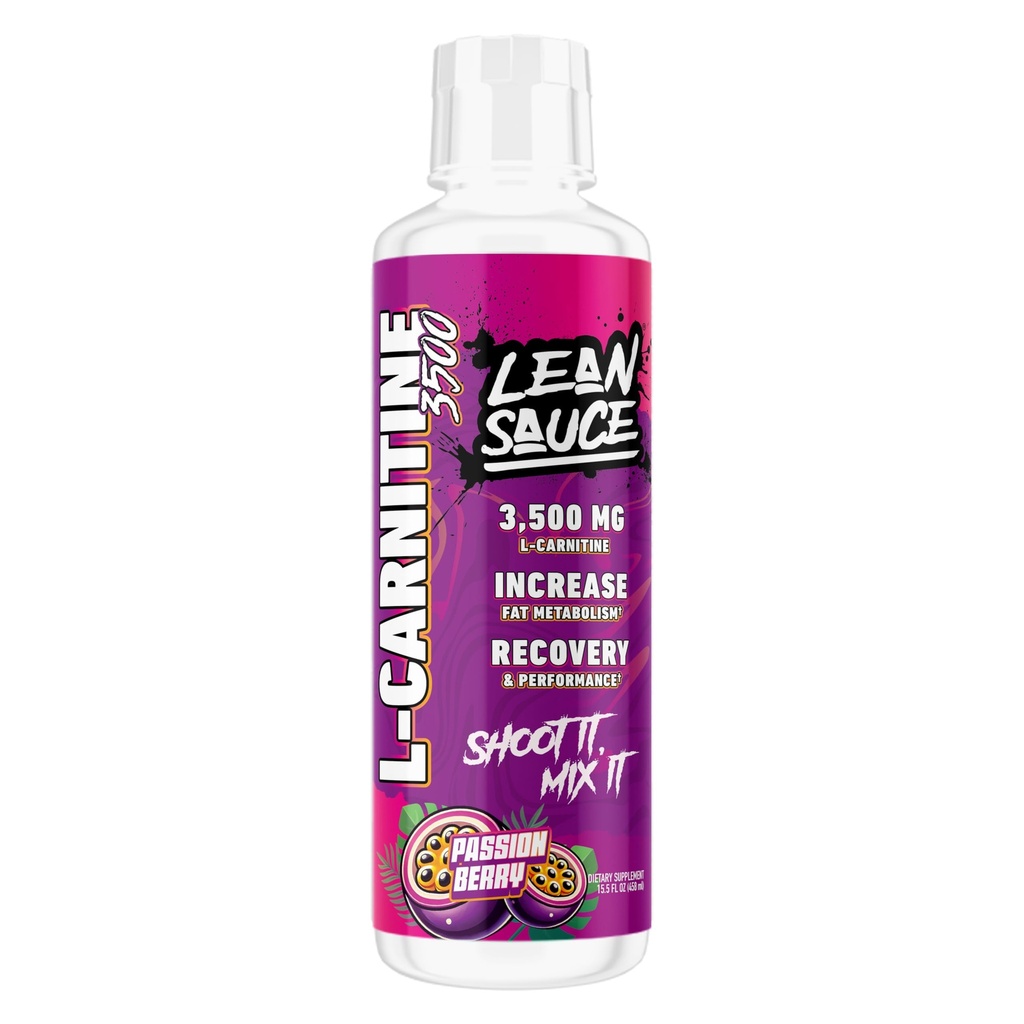 Lean omáčka L-karnitín Tekutina 3500mg - Passion Berry