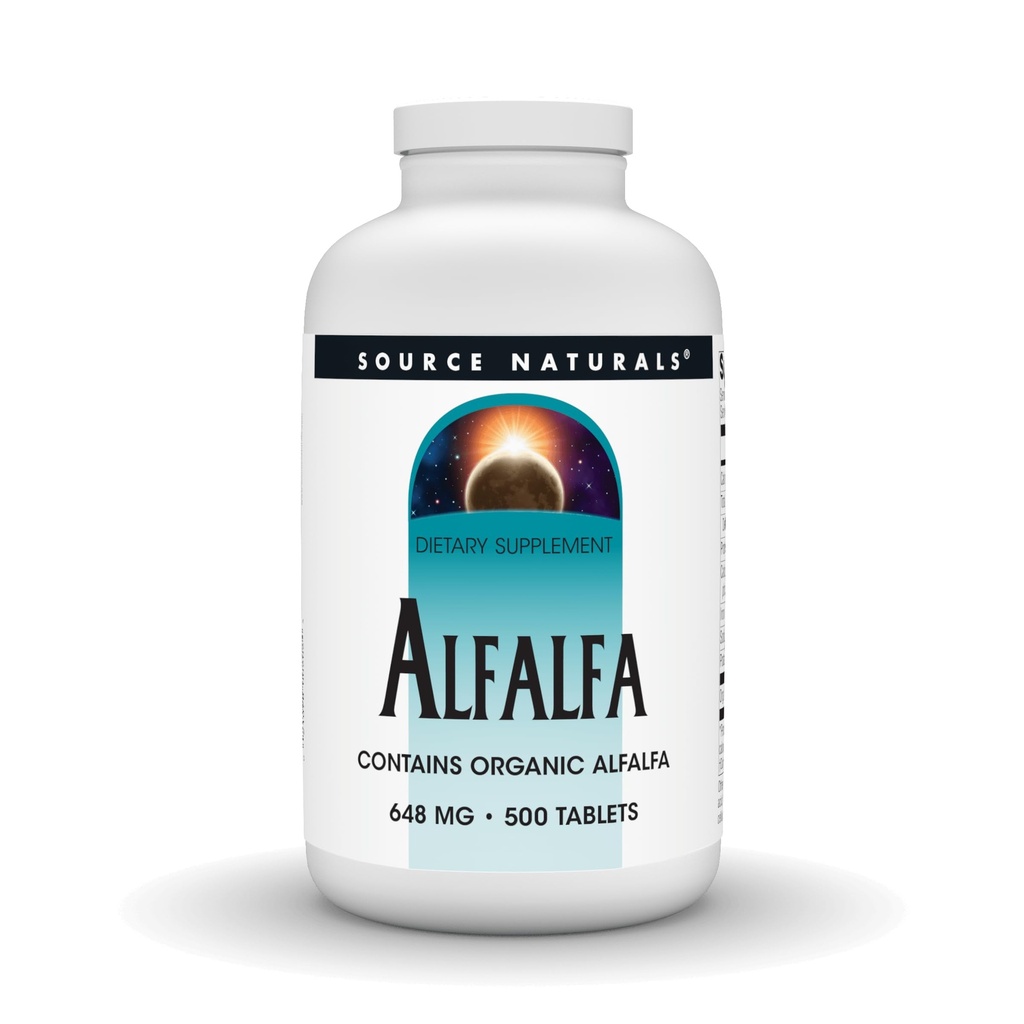 Zdroj Prírodné Alfalfa 10 Grain Dietary Supplement - 500 Tablety