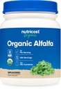 Nutricost Organic A lucerna Powder 1LB - USDA Certified 100% Organic, Vegetarian, Non-GMO, Gluten Free