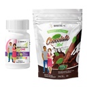 BariatricPal 30-Day Bariatric Vitamin Bundle (Multivitamin ONE 1 per Day! Capsule with 60mg Iron and Calcium Citrate Soft Chews 500mg with Probiotics - Chocolate Mint)