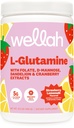 Wellah L-Glutamine Lawberry Lemonade ochutená (50 porcií) - 5g L-Glutamine Per Serving, sladené s Stevia