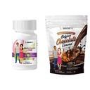 BariatricPal 30-Day Bariatric Vitamin Bundle (Multivitamin ONE 1 per Day! Capsule with 18mg Iron and Calcium Citrate Soft Chews 500mg with Probiotics - Belgian Chocolate Caramel)