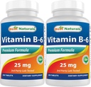 Najlepšie prírodné vitamín B6 25 mg 250 tabliet (250 počet (pár 2)