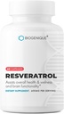 Resveratrol 600 mg Potent Antioxidanty & Trans-Resveratrol z polygonum Root Extract, podporuje anti-Aging & Cardiovary Podpora, 60 Kapsule - Made in USA - Vegan, Non-GMO, Gluten Free