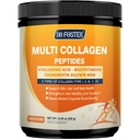 DRFOSTER Multi Collagen Peptides Powder for Women with MSM + CS & D3 - Type I, II, III, V, X Hydrolyzed Collagen with Vitamin C & Hyaluronic Acid for Skin Hair Nails & Joint, Non-GMO, 35 Servings