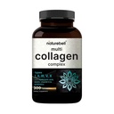 NatureBell Multi Collagen Complex - 300 Capsules - 5 Collagen Peptides (Type I, II, III, V, X), Hyaluronic Acid, Biotin & Probiotics - Hair, Skin, Nail, Joint & Gut Health Support*