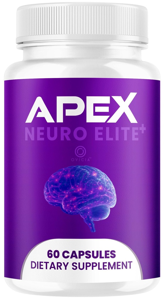 Apex Neuro Elite Capsules - Official ApexNeuro Elite Pills Advanced Formula Support Maximum Strength, All Natural Ingredients Vitamins for Overall Health & Wellness, 60 Capsules for 1 Month