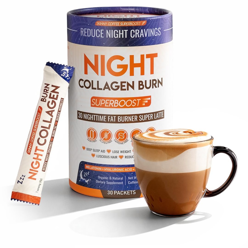 Night Collagen Burn - Chudnutie & Belly Fat Burner & Sleep Aid pre ženy a mužov 
