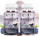 Shilajit Gummies for Men & Women, Shilajit Pure Himalayan Original Multi-Supplement, Shilajit Ashwagandha & High in Trace Minerals & Fulvic Acid for Energy, Strength & Imunity, 60 Serving