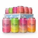 Recess Mood Magnézium & Adaptogen Drink, Relaxačný nápoj, 12 Ounce (Variety balenie, 12 balenia)
