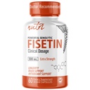 Nature's Fusions Nutri Fisetin 500mg 60 Gróf - Klinické dávkovanie - Fizetin Doplnky - Výkonný senolytický aktivátor, Antioxidant a podpora mozgu - Prírodné polyfenoly - 60 Gróf