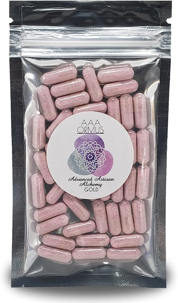 ORMUS Gold - Koloidné zlato Kapsule Vegan - Monoatomic Gold Ormus - Kameň Mudrcov - 45 gróf tašky