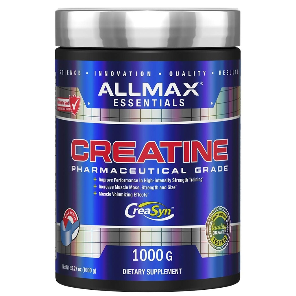 ALMMAX Nutrition Creatine Monohydrate Powder, 1000g