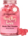 Gummy Vitamíny pre vlasy rýchlejší rast - vlasy koža a nechty Vitamíny a biotín Vitamín - doplnok pre ženy a biotín Gumies pre rast vlasov