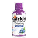 Bluebonnet Nutrition Liquid Calcium Citrate Magnézium Citrate, Vitamín D3, Bone Health, Gluten Free, Soy free, milk free, kóšer,32 Servings, Blueberry Flavor, 16 Fl Oz (Pack of 1)