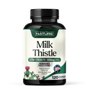 Milk Thitle 1000mg - Pečeň Detox Supplement with Silymarin Extract & Dandelion Root 