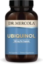 Dr. Mercola Ubiquinol - Supports Energy, Cellular Health & Heart Health - 100 mg Ubiquinol - High-Absorption Formula - Non-GMO, Gluten-Free & Soy-Free - 90 Capsules (90 Servings)