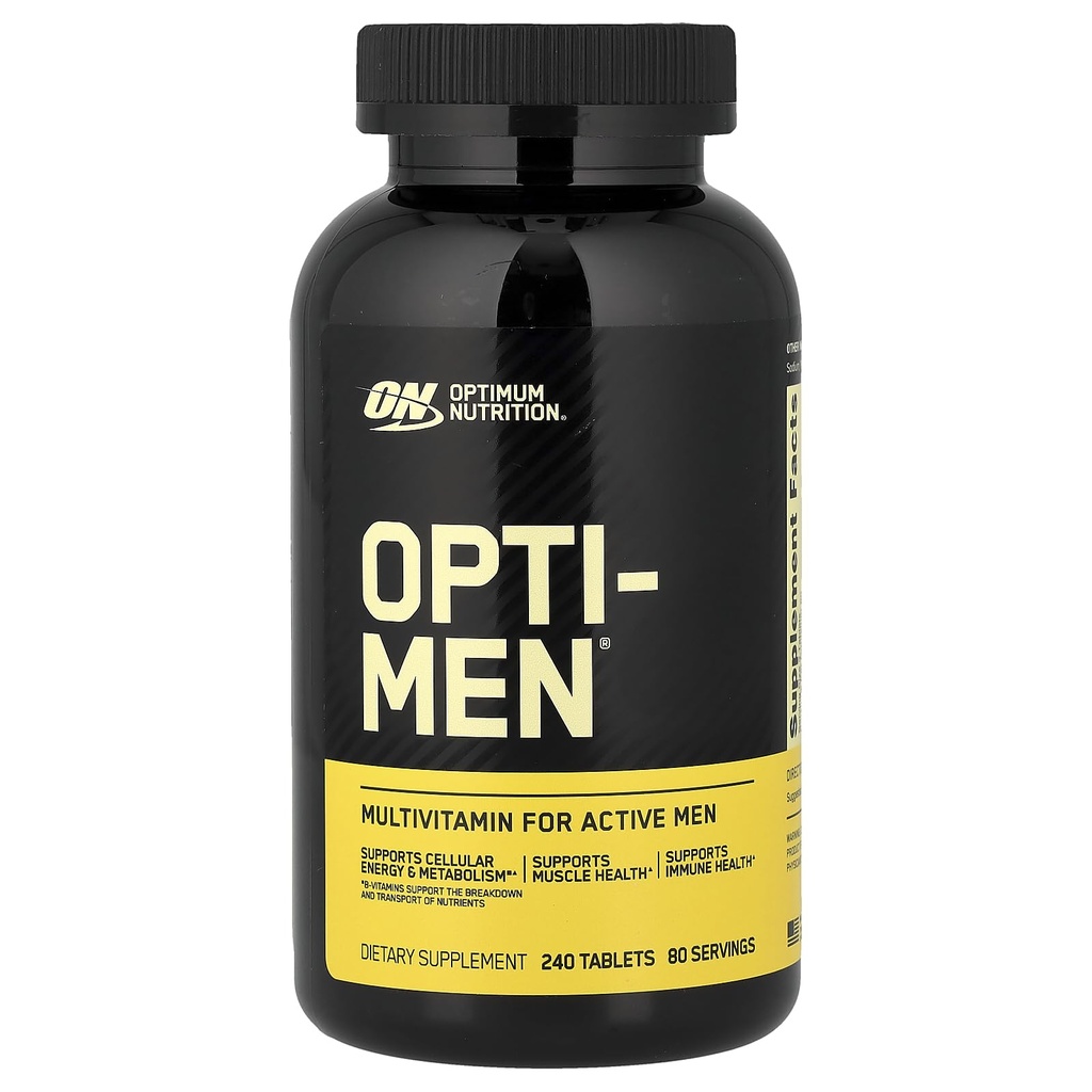Optimálna výživa Opti-Men denné multivitamínové doplnky, 240 Počet
