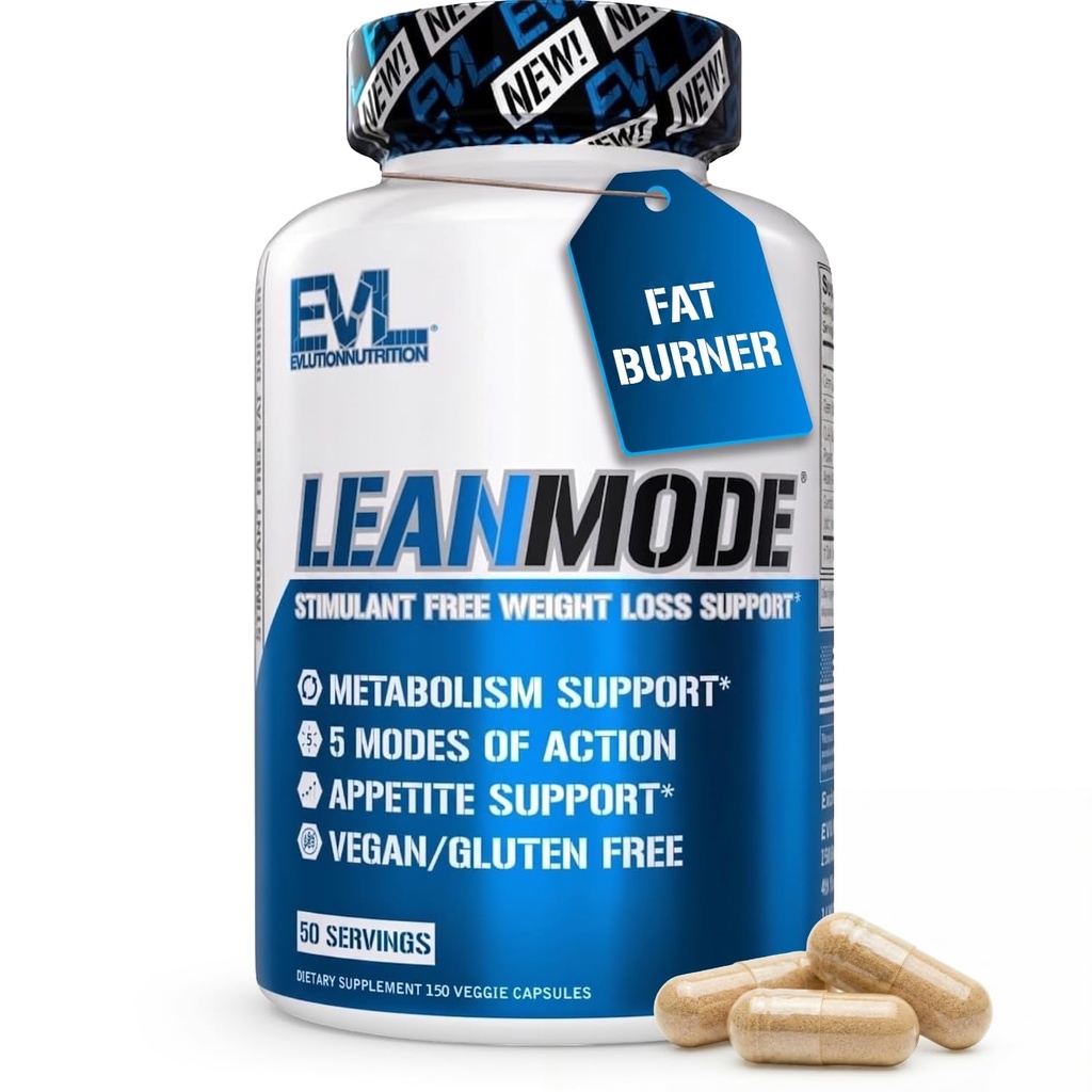 EVL Tabletky na podporu chudnutia - Premium Multipurpose Appetite Metabolizmus a podpora tukových strát pre mužov a ženy - LeanMode s extraktom zo zelenej kávy z fazule CLA a Garcinia Cambogia - 50 porcií