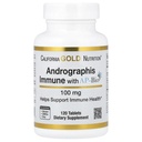 California Gold Nutrition Andrographis Immune Formula, with AP-Bio, Vitamin C and Zinc, Vegan & Vegetarian Suitable, Gluten Free, 100 mg, 120 Tablets
