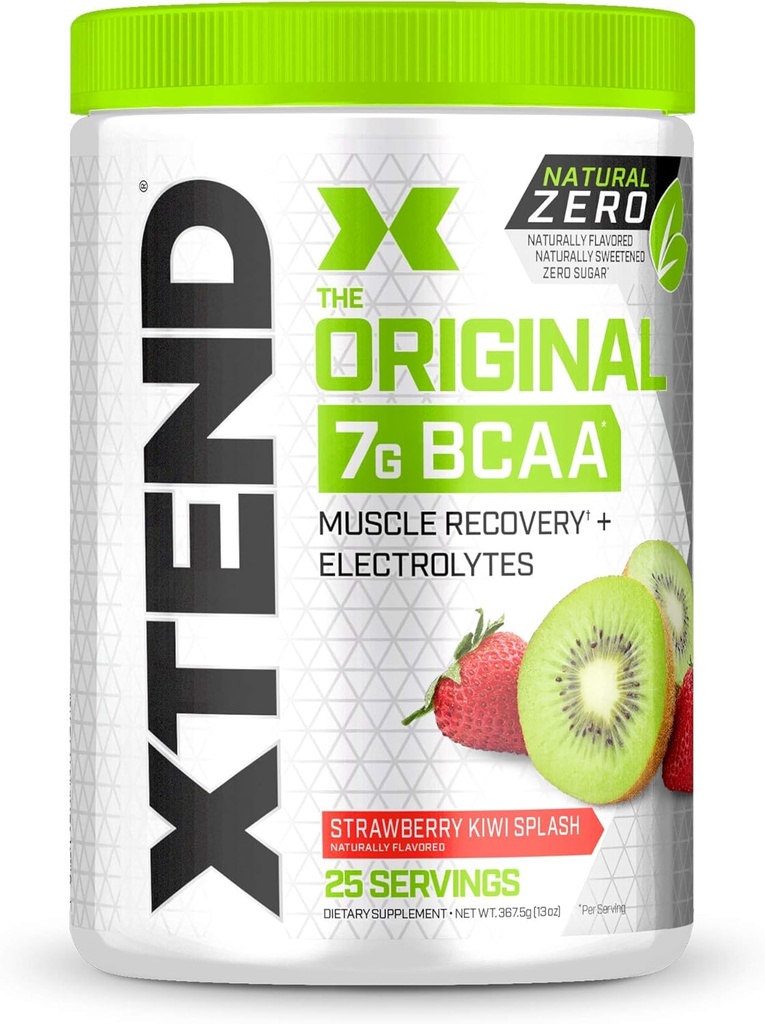 Xtend Natural Zero BCAA Powder Strawberry Kiwi Splash 