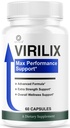 Virilix Capsules - Virilix Advanced Support Formula Pills All Natural Ingredients Maximum Strength, Daily Premium Vitamins for Overall Health & Wellness Reviews, 60 Capsules for 1 Month
