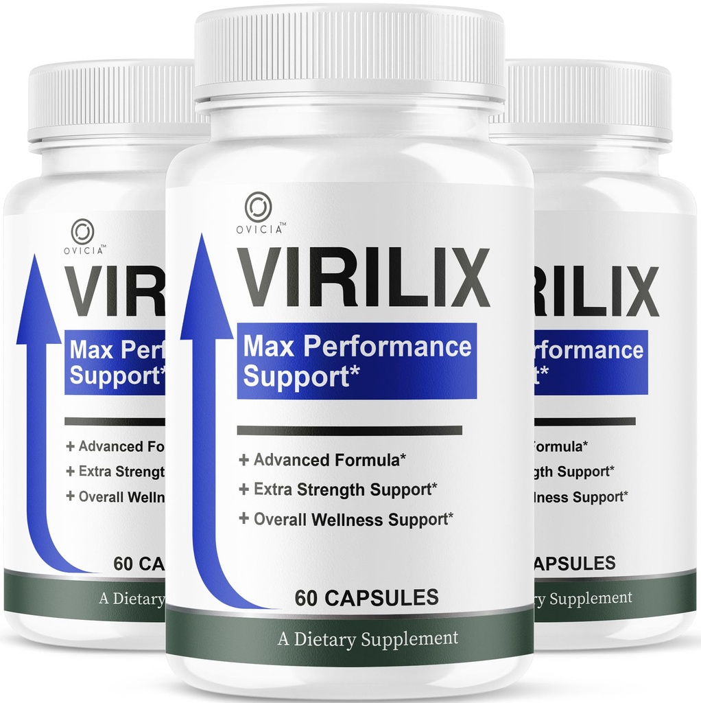 (3 Pack) Virilix Capsules - Virilix Advanced Support Formula Pills All Natural Ingredients Maximum Strength, Daily Premium Vitamins for Overall Health & Wellness Reviews, 180 Capsules for 3 Months