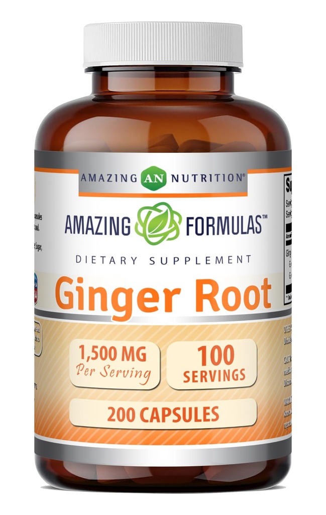 Amazing Formules Ginger Root 4:1 Supplement 