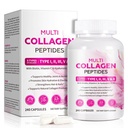 Collagen Capsules with Multi-Type Hydrolyzed Collagen Peptides, Biotin, Vitamin C & Hyaluronic Acid – Supports Skin Smoothness, Hair Strength, Nail Health & Joint Comfort – 240 PCS