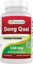 Najlepšie prírodné Dong Quai 530 mg 180 kapsúl