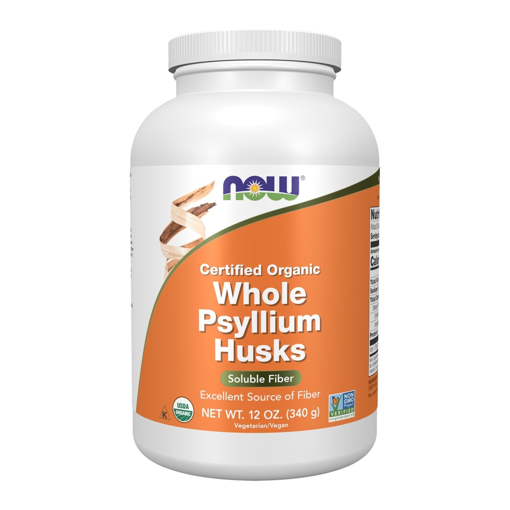 TERAZ Foods Supplements, Celo Psyllium Husks, Certified Organic, Non-GMO Project Overené, Rozpustné Fiber, 12-Ounce