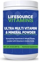 Životzdroj Vitamíny Ultra Multivitamínový a minerálny prášok - celá potrava na báze - 30 dní