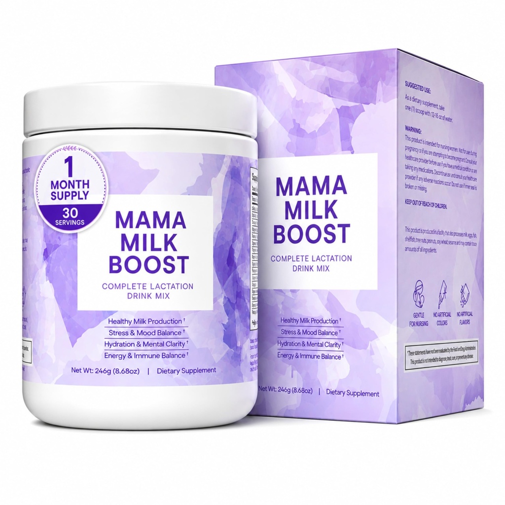 Complete Lactation Drink Mix Smoothie Supplement for Breastfeeding & Milk Supply Support with Moringa, Goat’s Rue, Shatavari, Fenugreek, Blessed Thistle, Vitamins & Electrolytes