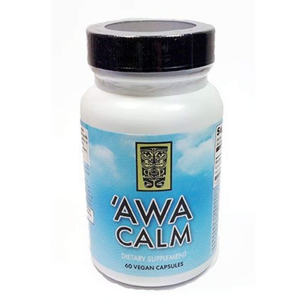 Awa Pokojné Kapsule - Kava-Based bylinný doplnok s 30% Kavalatone, Calamus Root, mučenka kvetu, citrónový balzam a chmeľ (120 Kapsule)