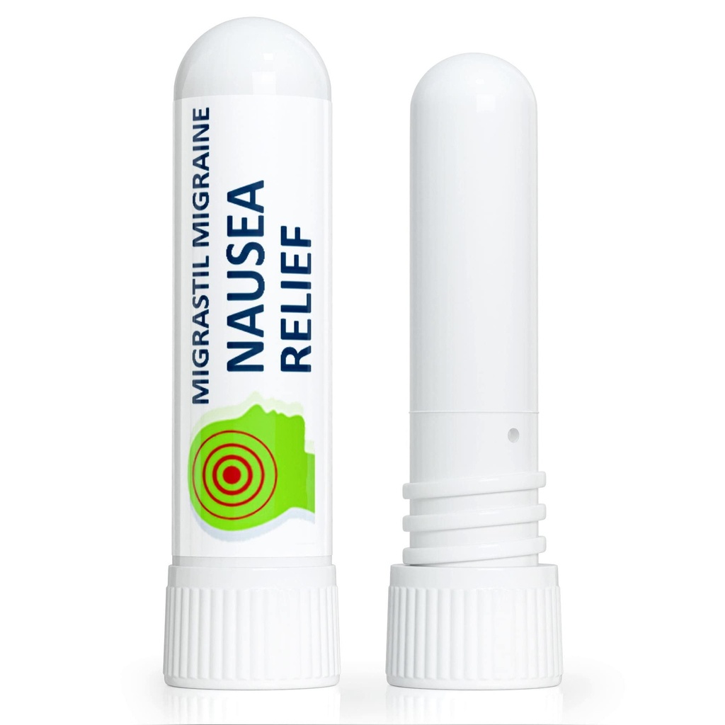 Basic Vigor Migrastil Nauzea Inhaler (2-Pack) - Pocket Size Aromaterapia Stick pre cheaness - All Natural, Fast Acting Help