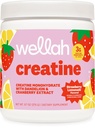 Wellah Creatine for Women - Monohydrát kreatínu s extraktom z púpavy a brusníc (50 porcií, jahodovej citróny)