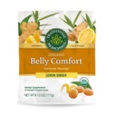 Tradičné lieky, Organic Belly Comfort Lozenges Lemon Ginger, Relives Nausea, 30 Individuálne zabalené Lozenges