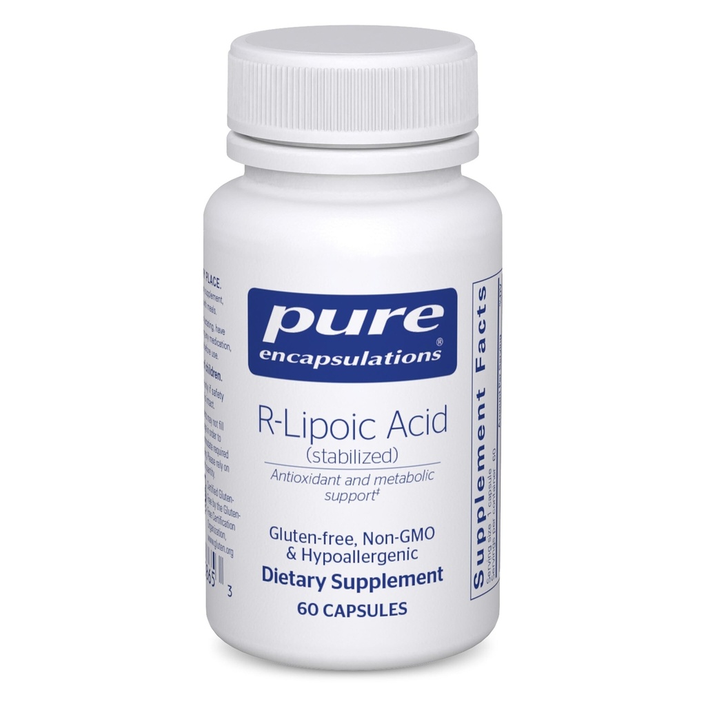 Pure Encapsulations R-Lipoic Acid (Stabilizovaná)