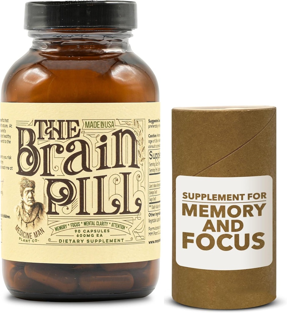 The Brain Pill 90 Kapsule 