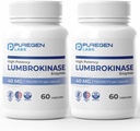 Puregen Labs Lumbrokináza 40 mg/ Kapsula Supplement High Potency 