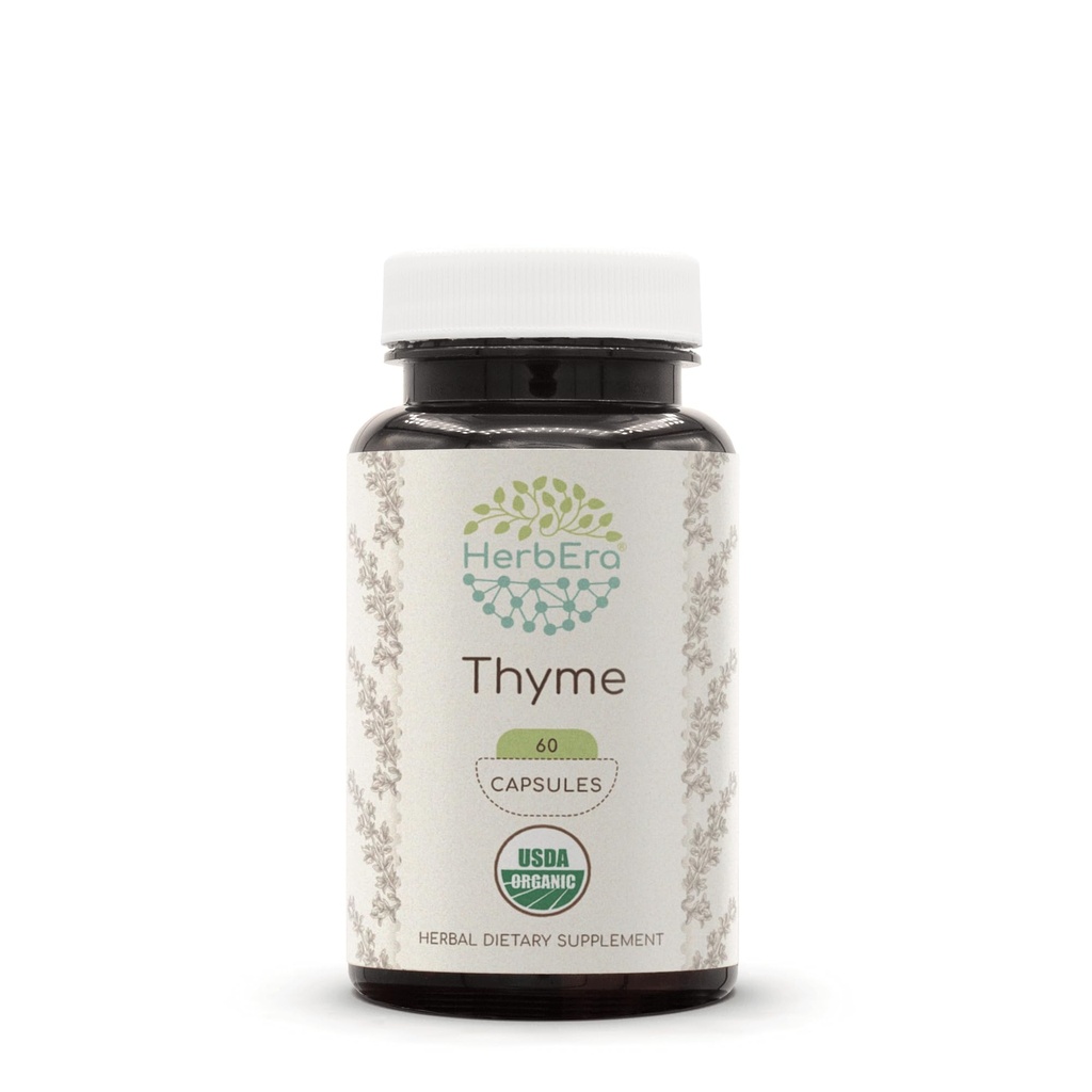 HerbEra Tymine USDA Organic 60 Kapsule 