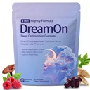 DreamOn Sleep Optimization Gummies for Adult, with Reishi, Cordyceps, Lions Mane, Turkey Tail, L-Theanine, Magnesium & 2.5mg Melatonin for Sleep Support 60 Gummies