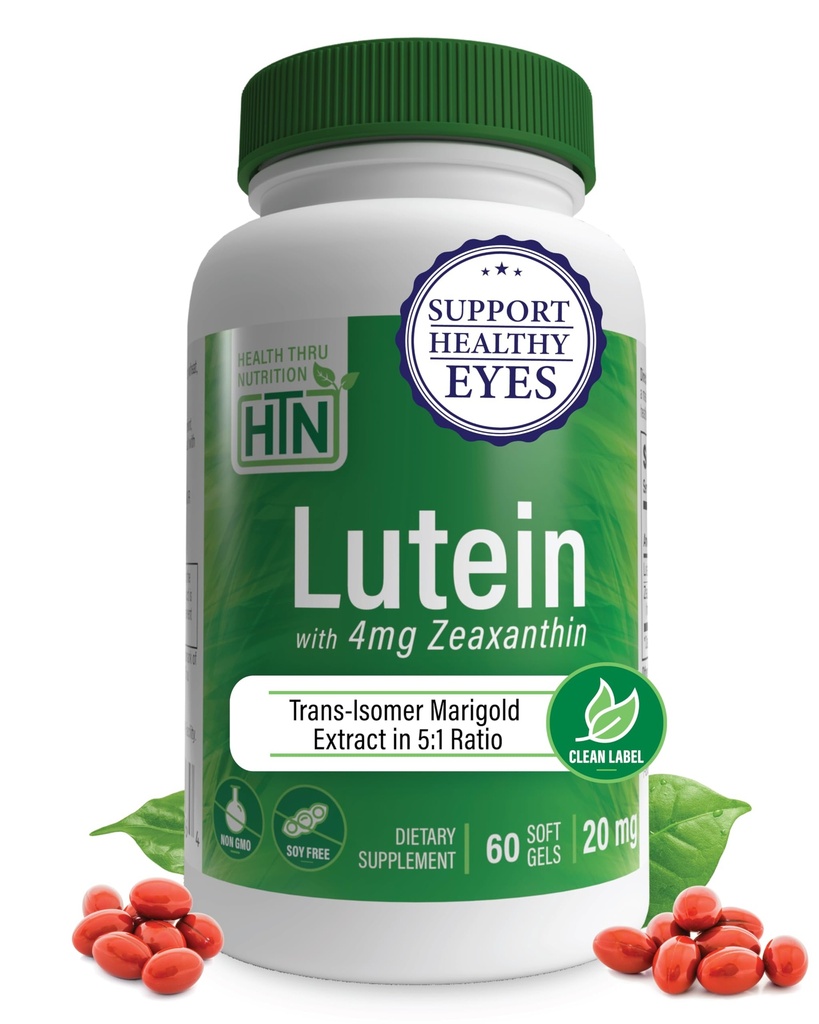 Lutein 20mg s Zeaxantin 4mg 60 Softgels 