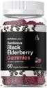 Horbaach Sambucus Black Elderberry Gummies 60 Gróf s zinkom a vitamínom C 