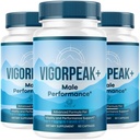 (3 Pack) Vigor Peak Capsules - Official VigorPeak Pills Advanced Premium Formula Support Maximum Strength, All Natural Ingredients Vitamins for Overall Health & Wellness, 180 Capsules for 3 Months