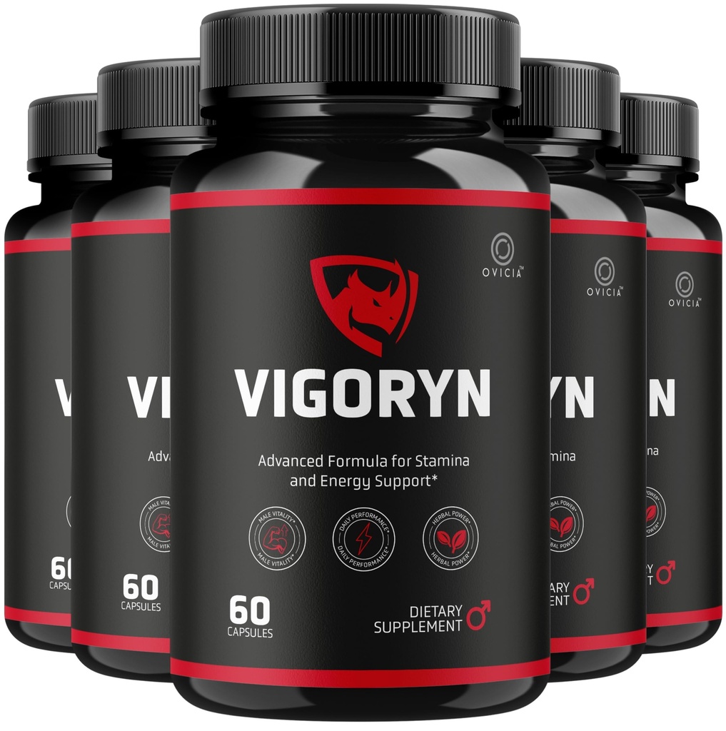 (5 Pack) Vigoryn Capsules - Official Vigoryn Pills Advanced Premium Formula Support Maximum Strength, All Natural Ingredients Vitamins for Overall Health & Wellness Reviews, 300 Capsules for 5 Months