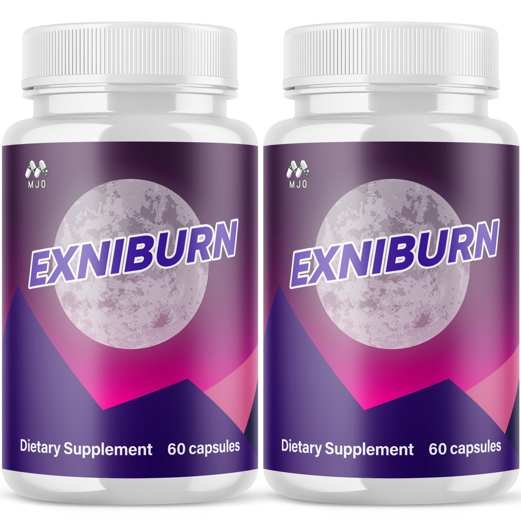 (2 Pack) Exniburn Capsules, Official Exni Burn Pills with All Natural Ingredients, Advanced Exniburn Formula for Optimal Health & Wellness Support with Premium Vitamins for Women & Men (120 Capsules)
