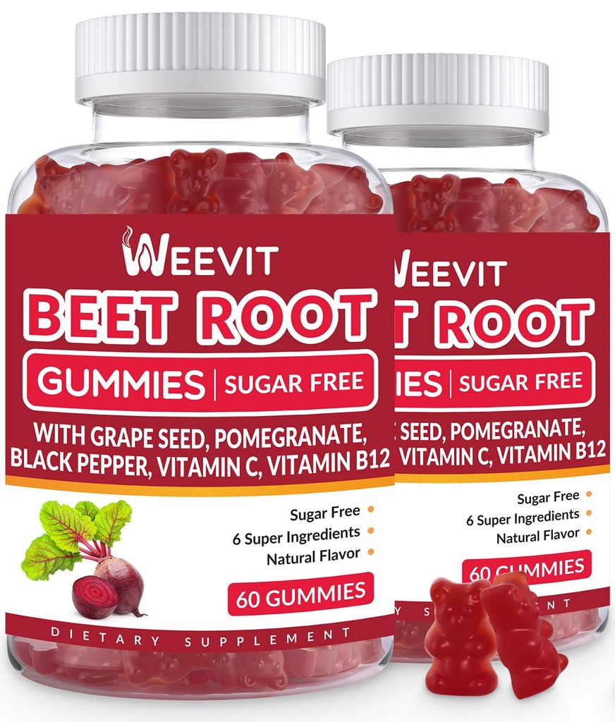 Repný koreň Gummy, Nitric Oxide Supplement for Men Women