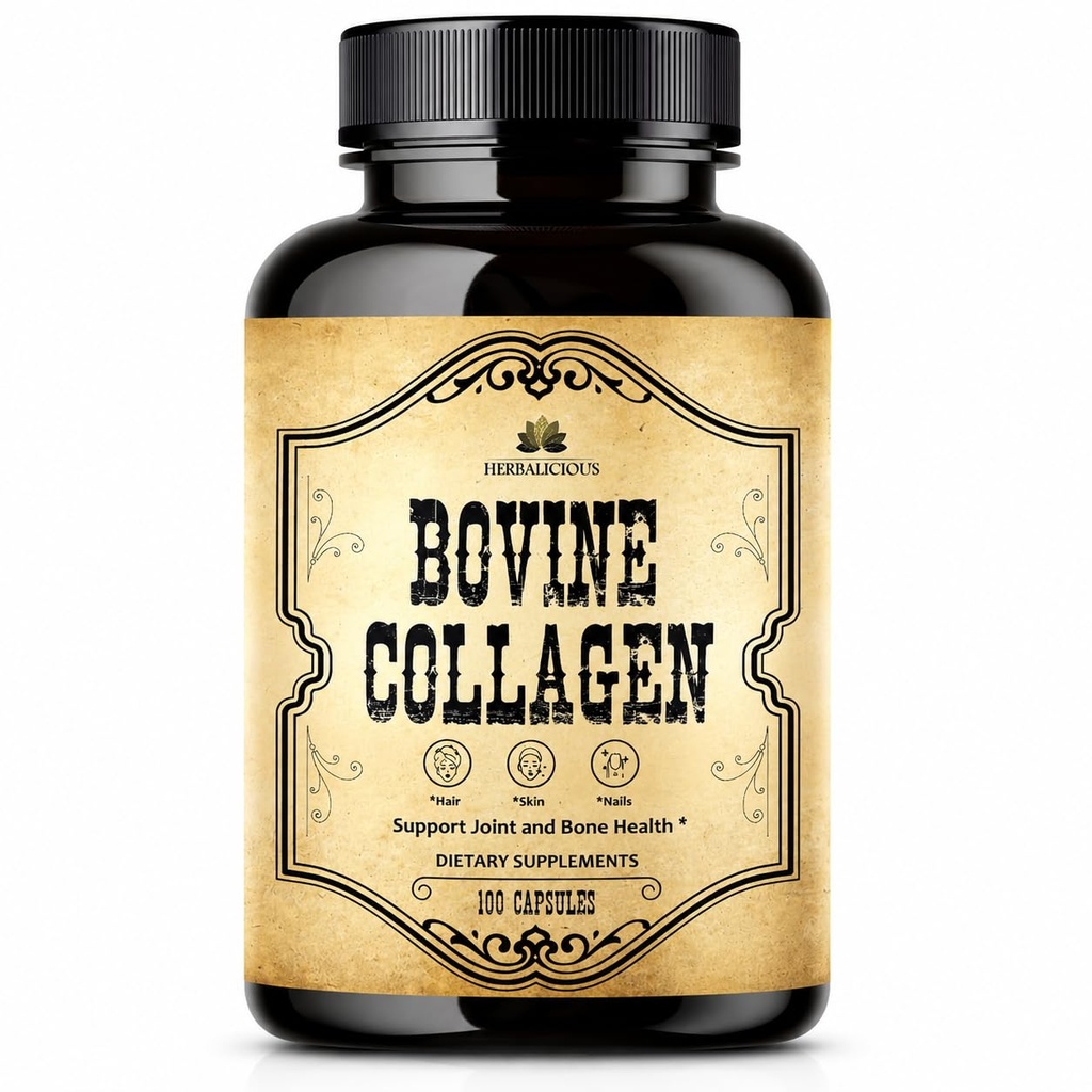 HERBALICIOUS Bovine Collagen Doplnky pre mužov a ženy 